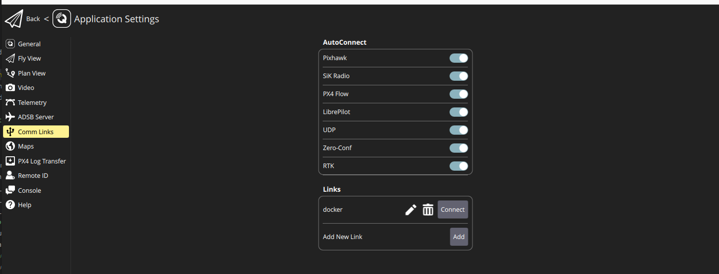 Application Settings
